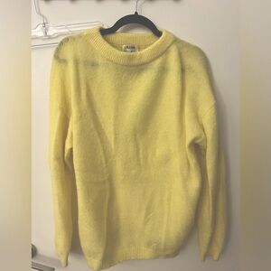 acne studios yellow sweater size XS